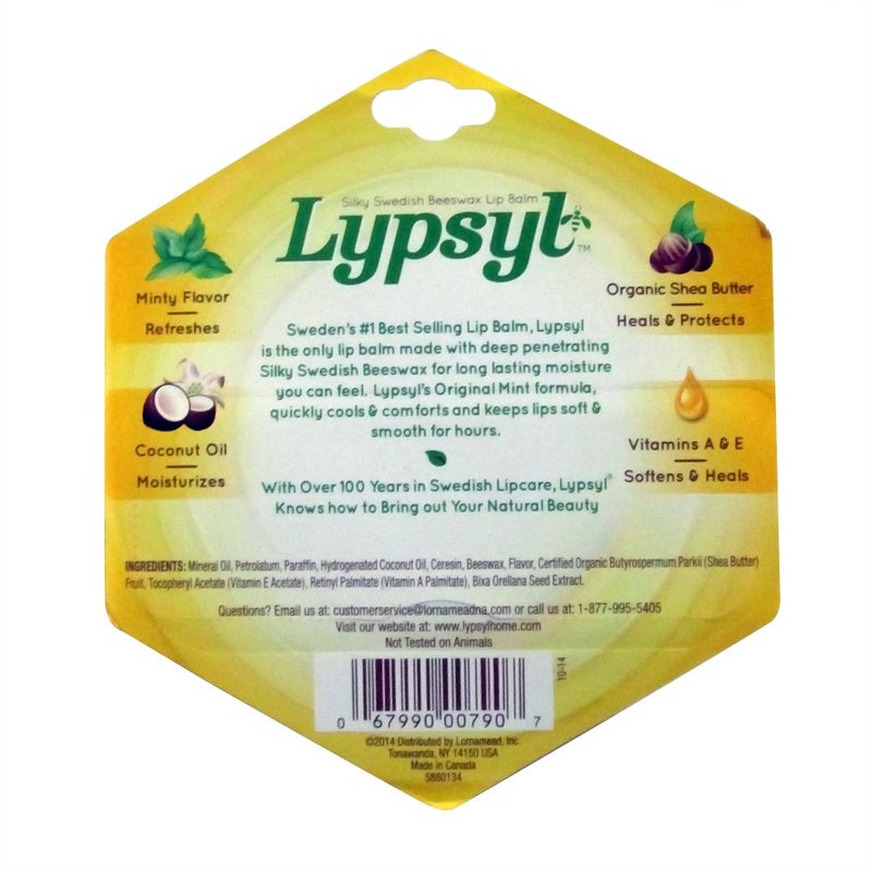 LypSyl Intense Protection Original Mint Lip Balm, 0.10 Oz. - 11 Count - Image 2